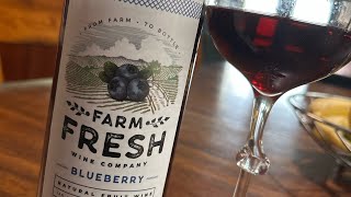 Fresh Farm Blueberry Wine