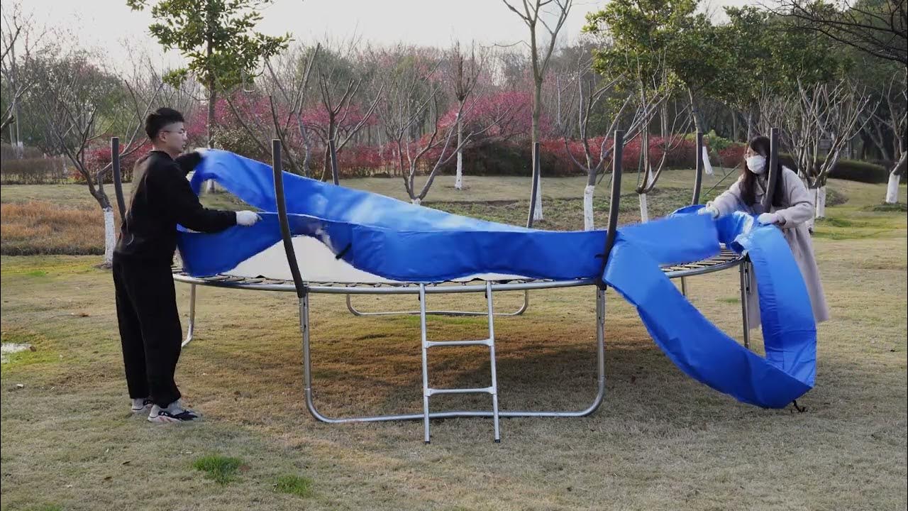 How to assemble a trampoline KF020199 YouTube