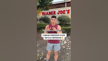 5 High Protein Trader Joe’s Options💪🏼#proteinpacked #busy #food