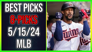 FREE MLB Picks Today 5/15/24 - All GAMES Best Picks!