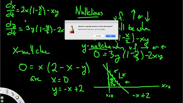 Analyzing Non-linear Systems via Nullclines