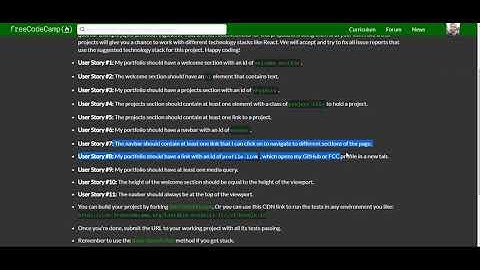 FCC - Build A Personal Portfolio WebPage