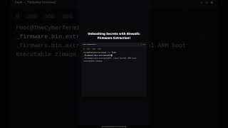 Binwalk: Extracting Firmware Images
