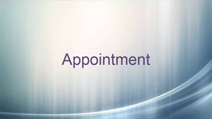 Appointment - 天天要闻