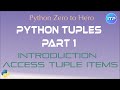 Python Tuples : Part 1 - Create/Access Tuples | Python Beginners Tutorials | An IT Professional |