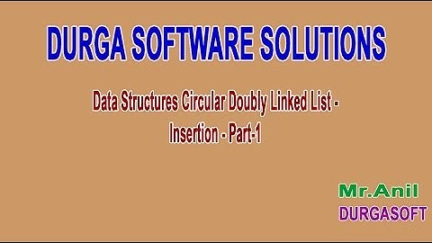 Data Structures Circular Doubly Linked List Insertion Part 1
