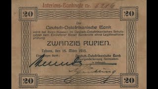 Interims Banknote of German East Africa by Mark Lazarus