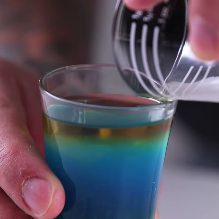 Flaming Rainbow Shots | Drinks