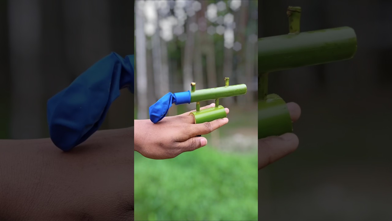 DIY Bamboo Balloon Popper | Eco-Friendly Toy with Real Sound Action