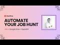 Special event JobSeekers AUTOMATE YOUR JOB HUNT with  n8n + Google Drive + RapidAPI
