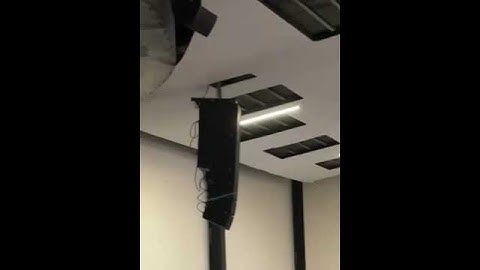 Dual 6 inch line array System Installation at Church in India!