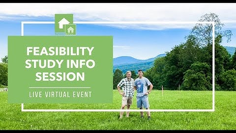 Feasibility Study Info Session