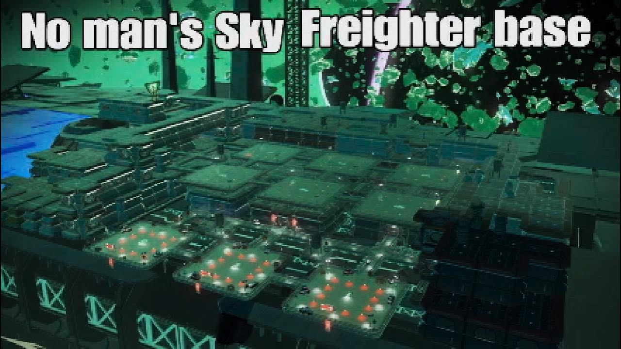 No man's Sky Endurance Freighter Base tour YouTube