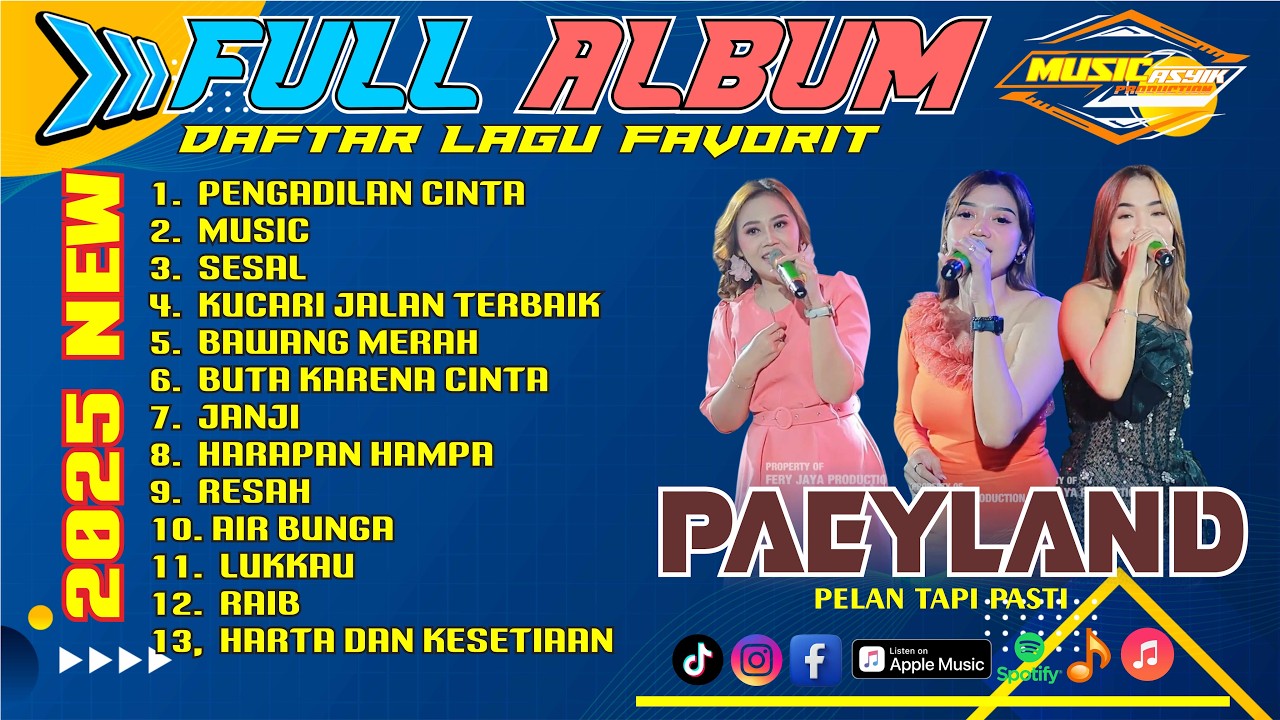 FULL ALBUM LAGU PILIHAN PLAYER KONDANG PAEYLAND MUSIC VOL 5