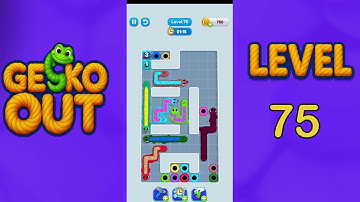 Gecko Out Level 75 Solution | Step by Step Walkthrough
