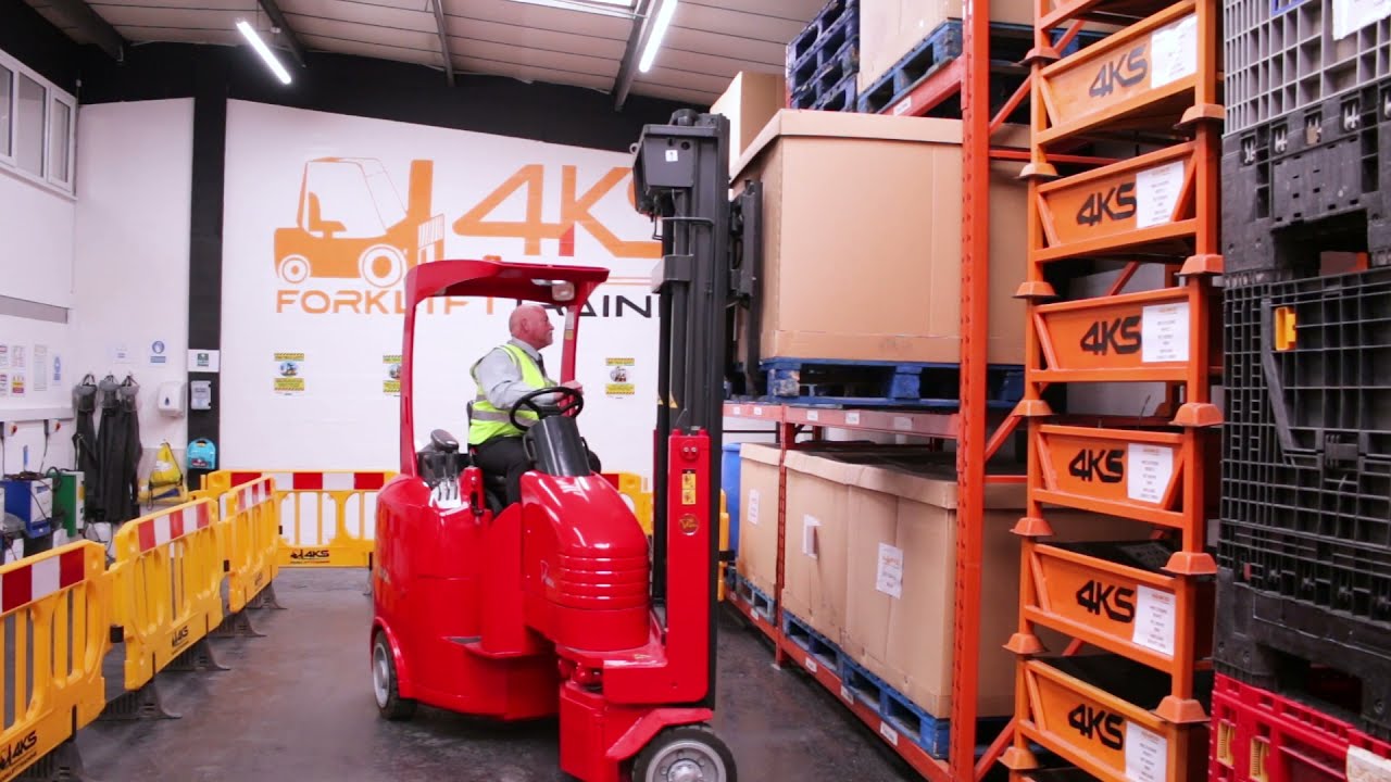 Bendi Forklift Training Flexi Truck Training How to destack at eye