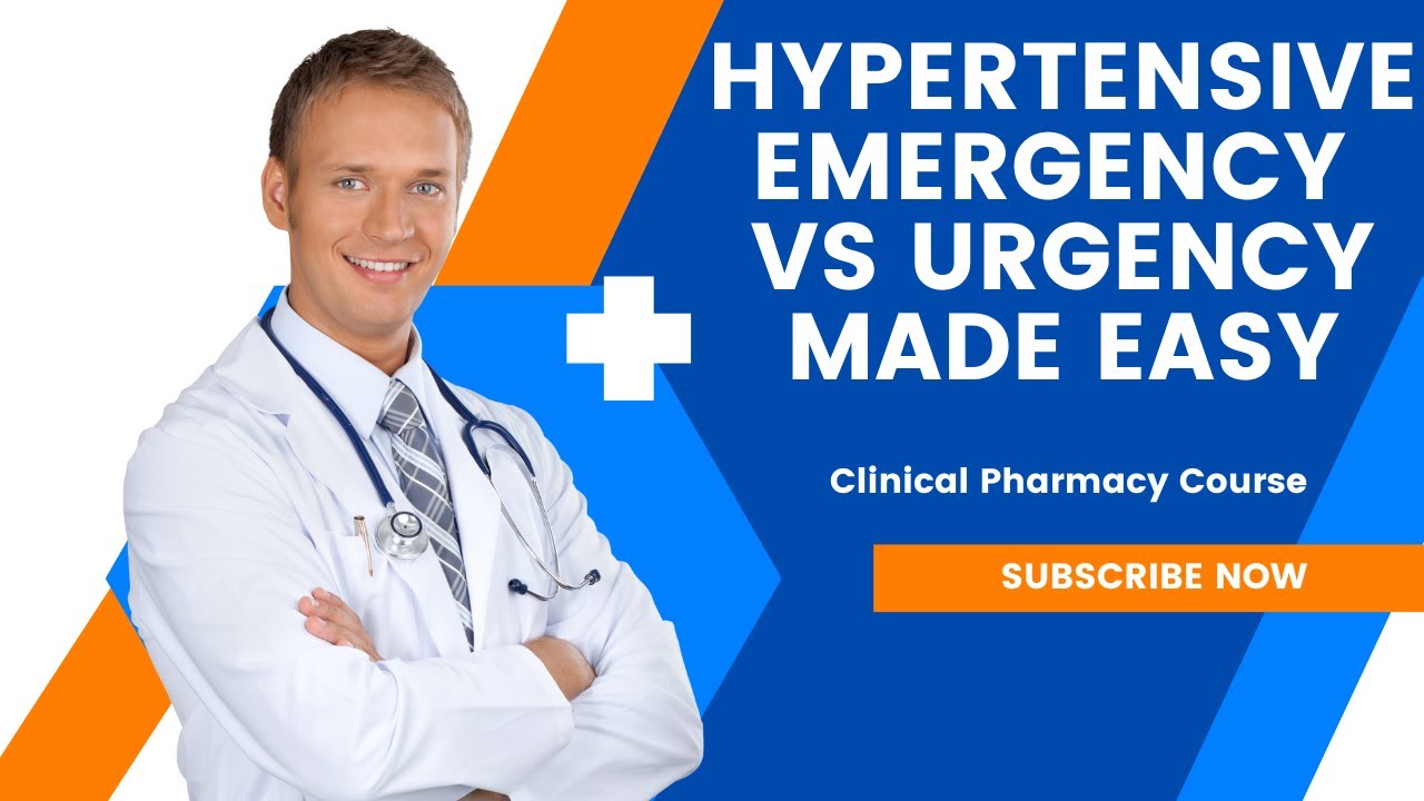 HYPERTENSIVE EMERGENCY VS URGENCY What s The Difference Clinical HYPERTENSIVE EMERGENCY VS URGENCY What s The Difference Clinical