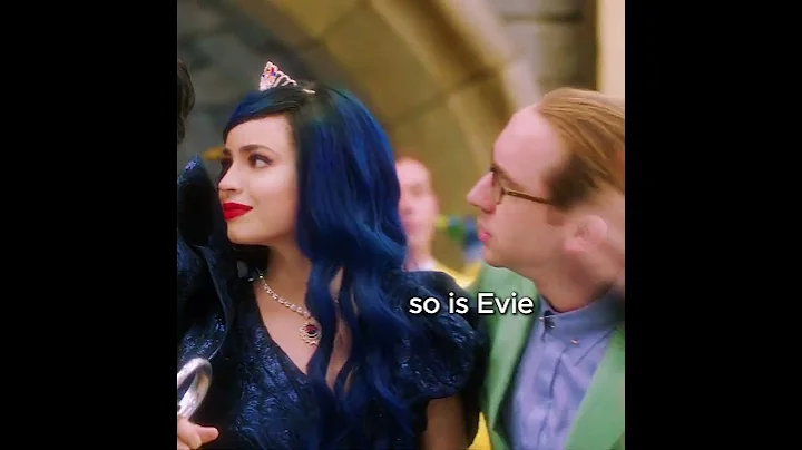 That was quite a hard hit 😂 #funny #fyp #descendants #shorts