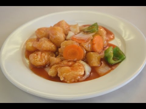 How To Cook Take Away Sweet And Sour King Prawns Recipe Youtube