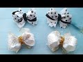 Бантики из репсовых лент 2,5 см МК  Cute ribbon bow 2.5 cm