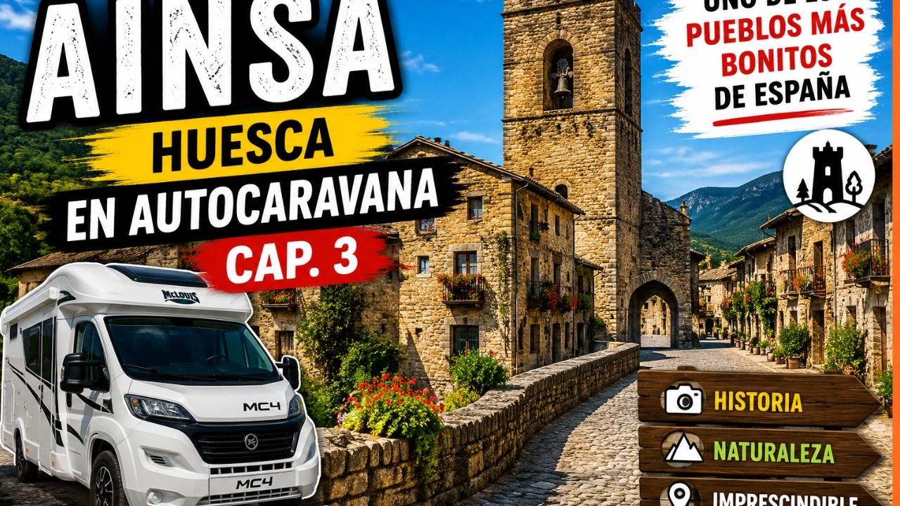 Aínsa en Autocaravana 🚐 | El Pueblo Medieval que Parece Detenido en el Tiempo