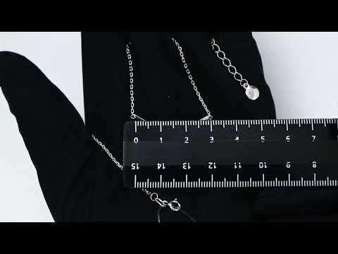 Серебряное колье SOKOLOV с фианитом 94070088