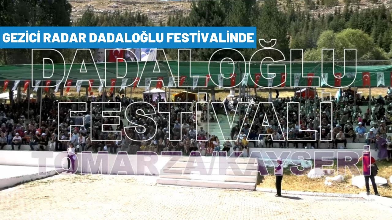 Gezici Radar Dadaloğlu Festivalinde