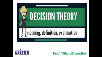 #1 Decision Theory- Operations Research by Prof. Jithin Benedict