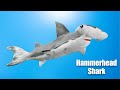 Making hammerhead shark with clay