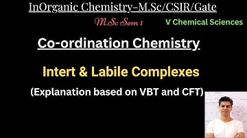 Inert and Labile complexes & explanation based on VBT and CFT    @vchemicalsciences9396