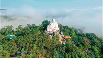 Chiêm bái tượng Phật trên đỉnh núi lớn nhất châu Á tại An Giang