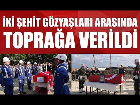 Şehit Uzman Çavuş Yusuf Abay ve Caner Selimoğlu gözyaşları arasında toprağa verildi.