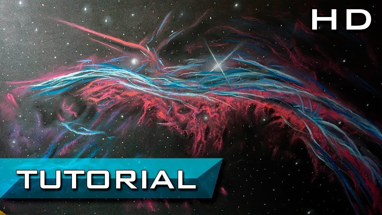 How to Draw a Nebula with Pastels - Timelapse - YouTube