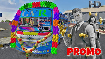 GVR BUS LIVERY PROMO  | JVM BUS MOD