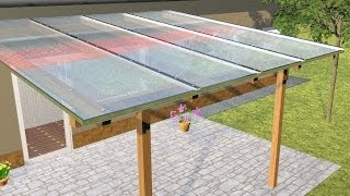 Verlegeanleitung Stegplatten Polycarbonat von gutbedacht.com als 3D animiertes Verlegevideo