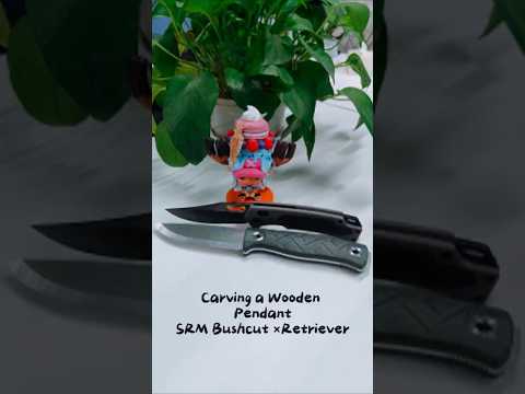 Carving a Wooden Pendant | SRM Bushcut 702T & Retriever 9203 Woodcarving Test  
