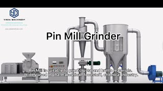Demonstration of yinda Stainless Steel Pin Mill Powder Grinder Machine