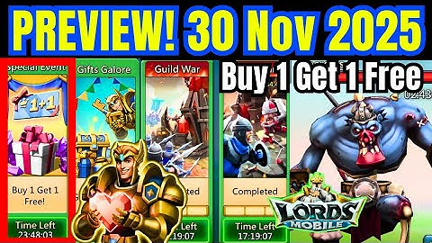 Lords Mobile – Update 30 november 2025: Nieuwe pakketten, evenementen en monsters in aantocht! Ko...