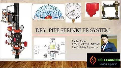 Dry Pipe sprinkler system Explained - NFPA 13