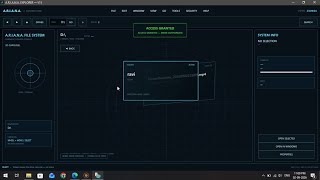 I Built a JARVIS Style 3D File Explorer for Windows 🤖🔥 | A.R.I.A.N.A. Explorer screenshot 3
