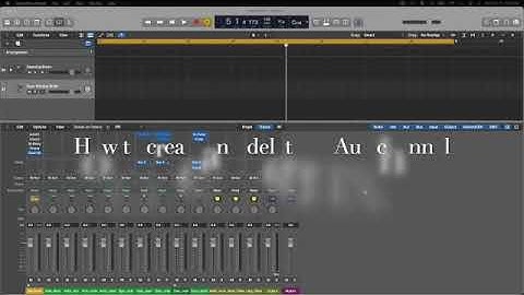 Aux Channel / Logic Pro /How to Create and Delete an Aux Channel in Logic Pro//Beginners