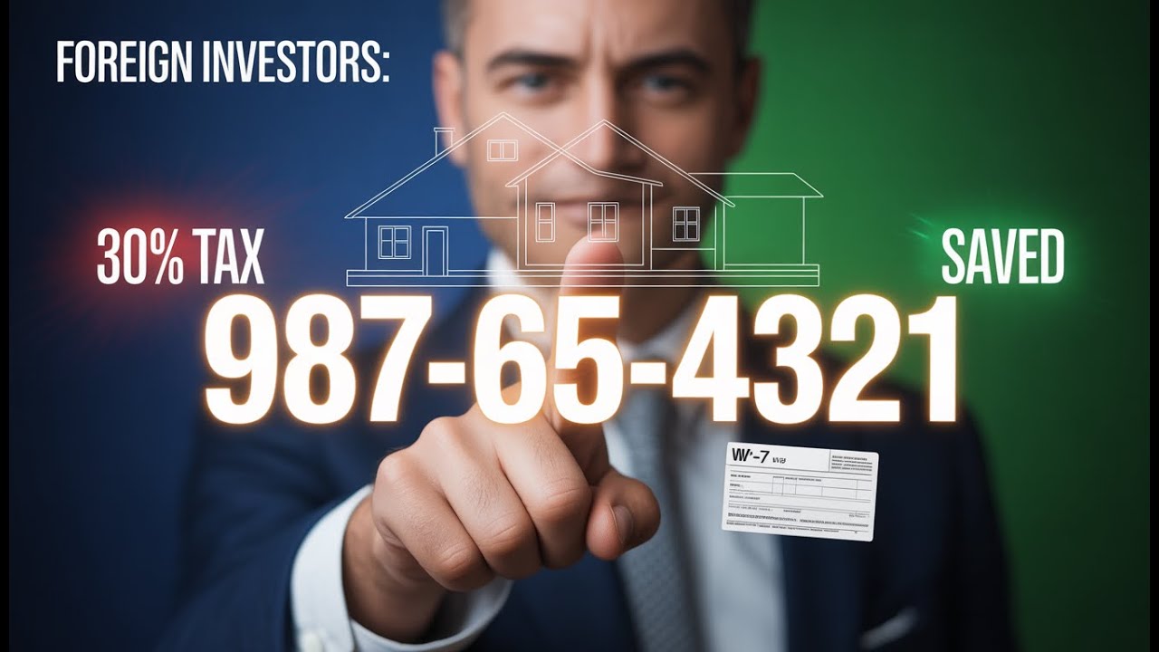 Foreign Investors: Avoid 30% US Tax Trap [ITIN Secret]