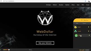 What Is Webdollar ? How To Minewebdollar ?