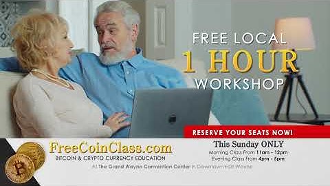 FreeCoinClass.com Fort Wayne Indiana Bitcoin Training Seminar Sunday July 18th 2021