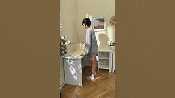 Maximize workspace L-Shaped Computer Desk! Ideal productivity organization. #viral #funny