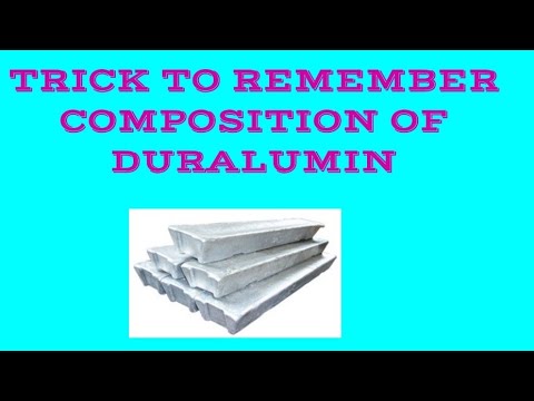 DURALUMIN#TRICK TO REMEMBER COMPOSITION