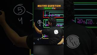 Hacker tricks of maths Question🔥#motivation #physicswallah #physicswallah #mathstricks #udaysir