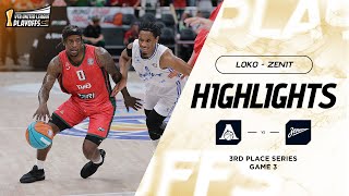 Lokomotiv Kuban vs Zenit Highlights 3rd Place Series Game 3 | Season 2023-24