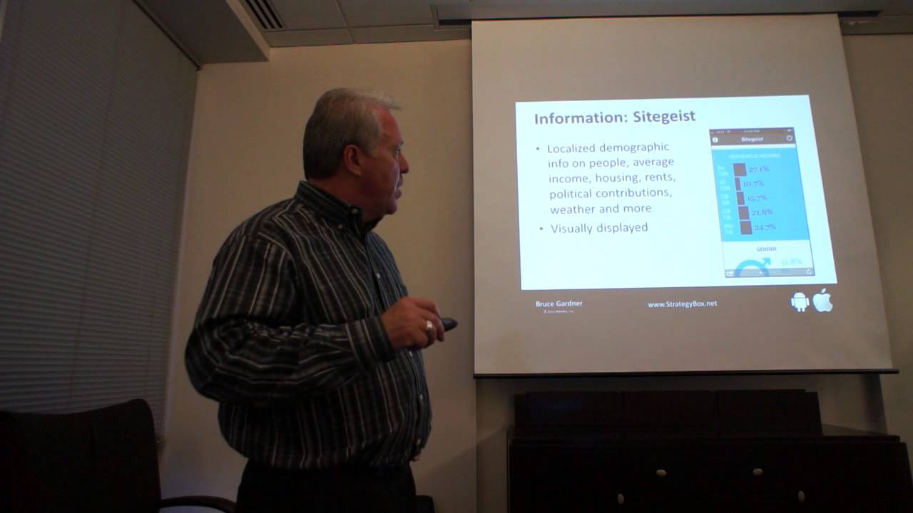 Bruce Gardner discusses the Sitegeist app