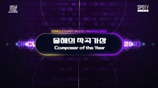 2023 써클차트뮤직어워즈 올해의 작곡가상 250 수상소감🏆✨